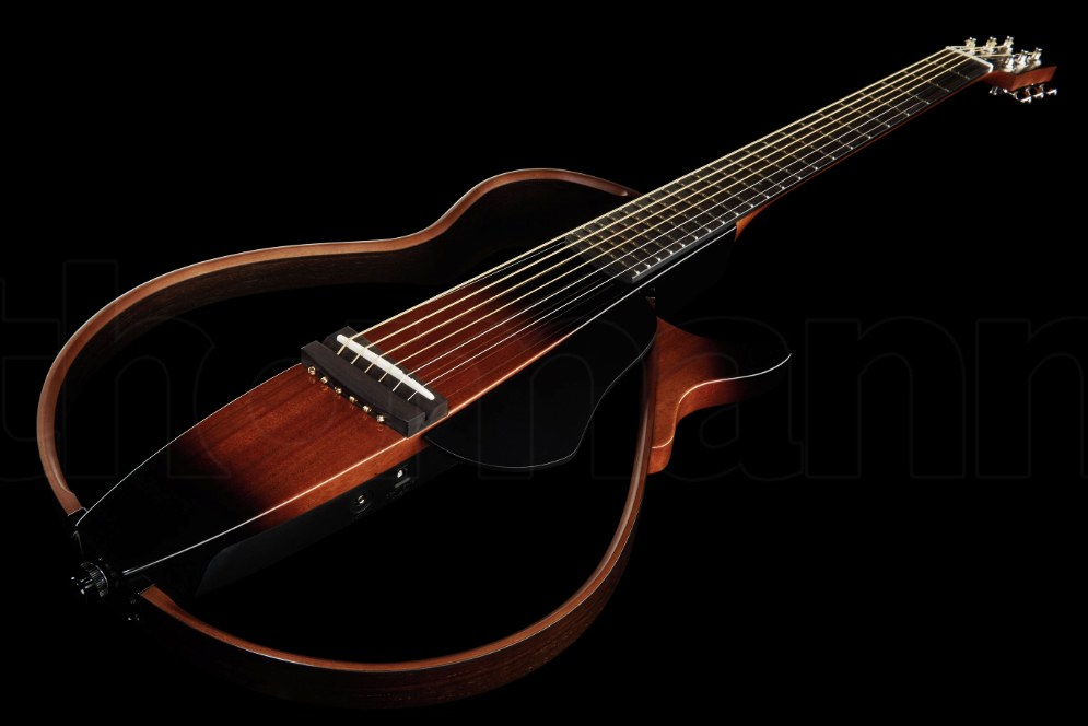 Yamaha Silent Guitar Slg200sii Steel String Cw Tout Acajou Rw - Tobacco Brown Sunburst - Folk-Gitarre - Variation 2