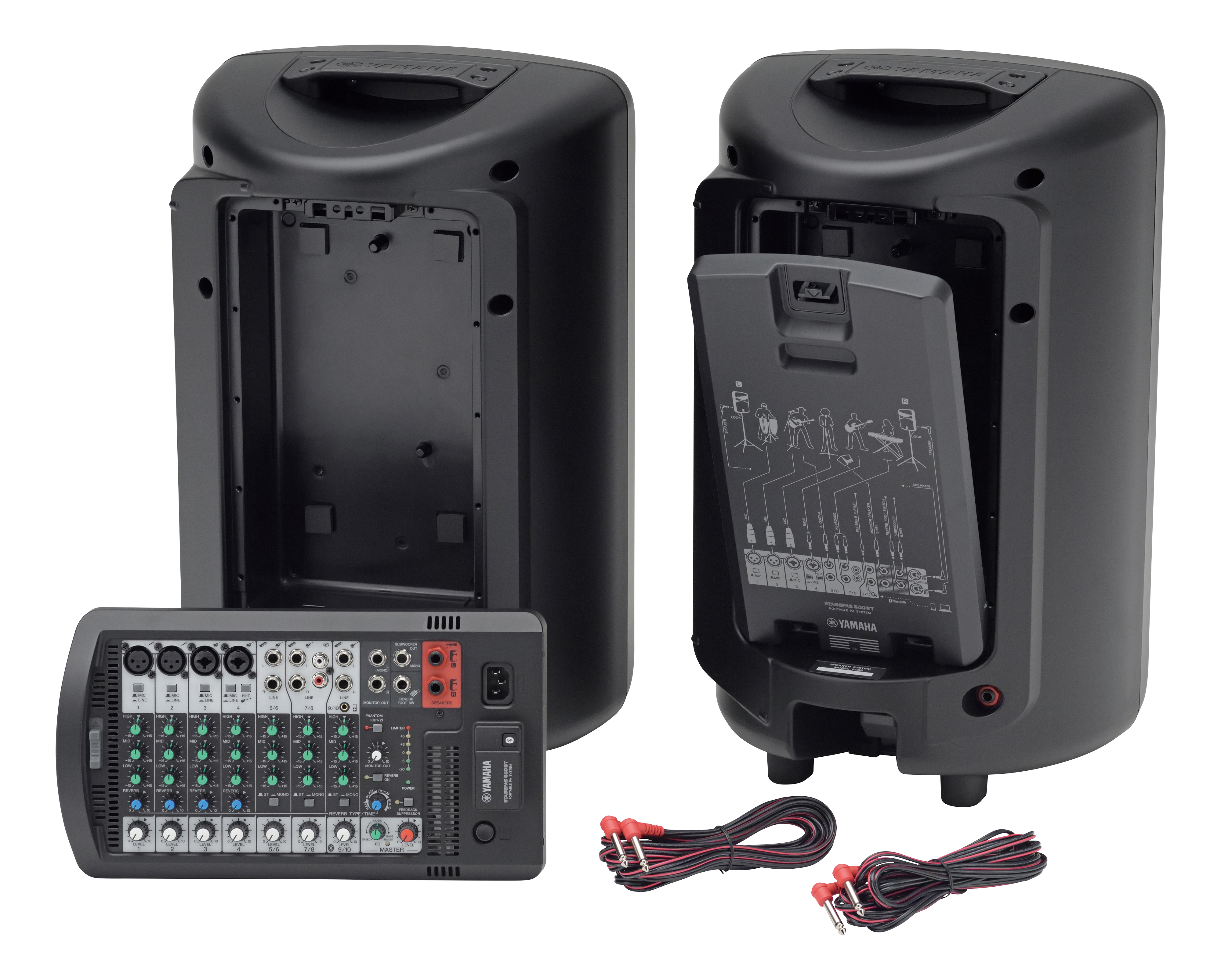 Yamaha Stagepas 400bt - Komplettes PA System Set - Variation 1