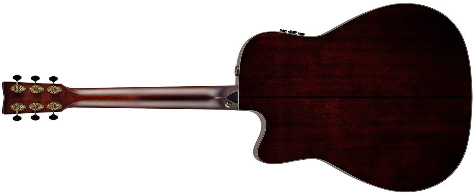 Yamaha Tag3c Transacoustic Dreadnought Cw Epicea Acajou Eb - Sand Burst - Folk-Gitarre - Variation 2