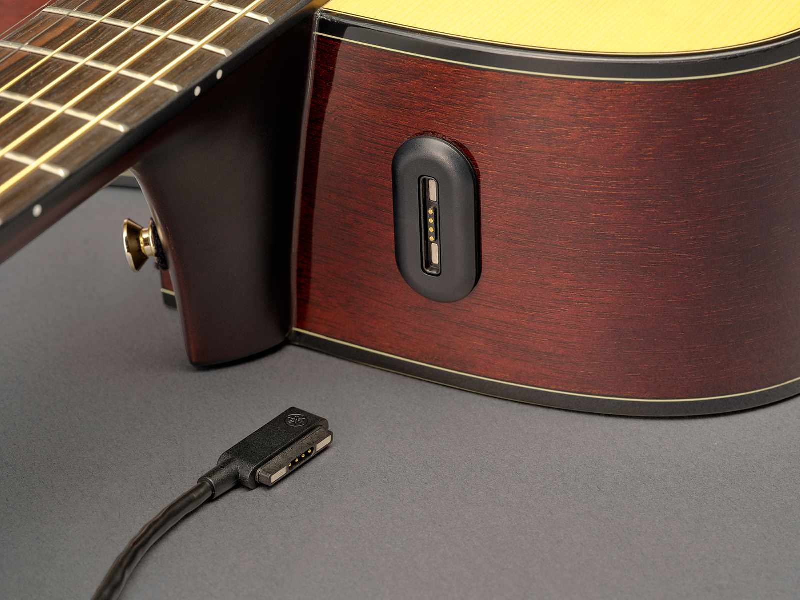 Yamaha Tag3c Transacoustic Dreadnought Cw Epicea Acajou Eb - Sand Burst - Folk-Gitarre - Variation 7