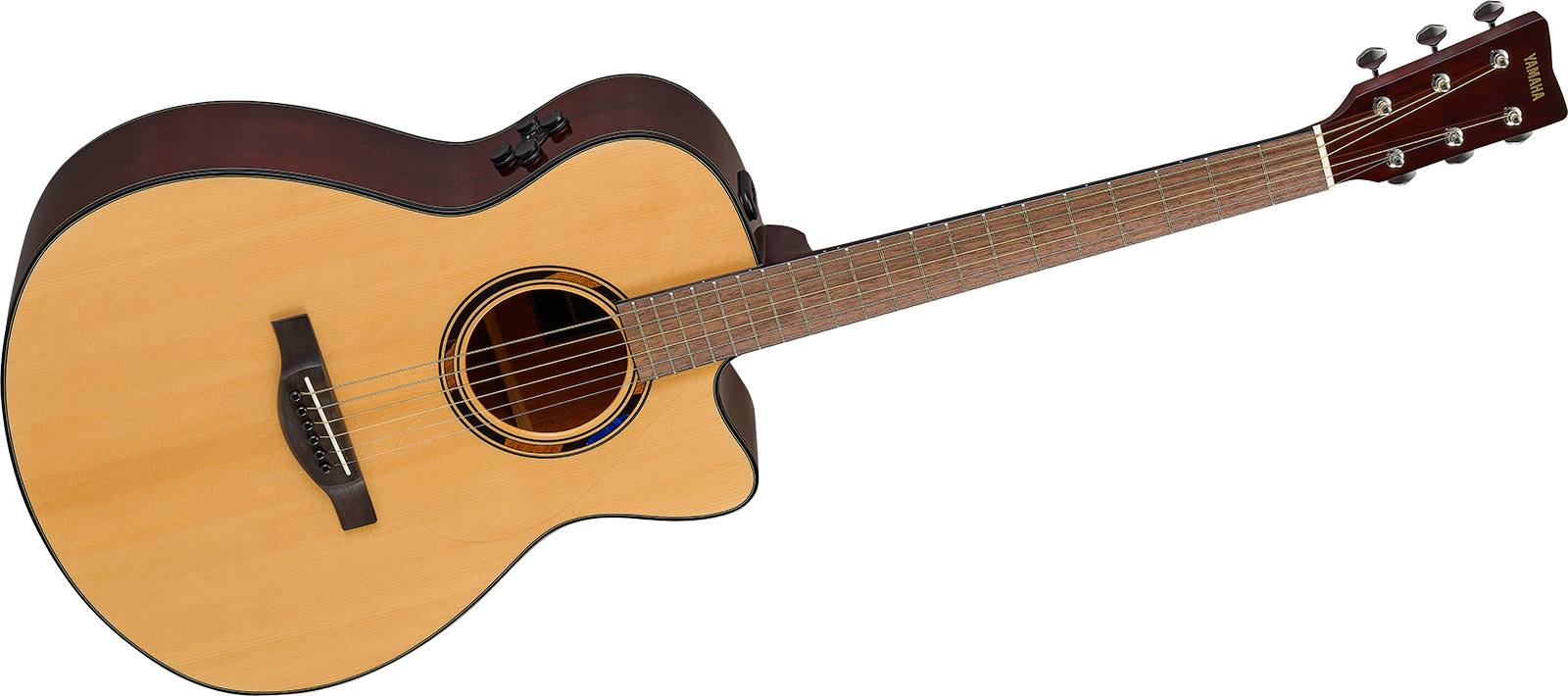 Yamaha Tas1c Transacoustic Concert Epicea Acajou Noy - Natural - Folk-Gitarre - Variation 1