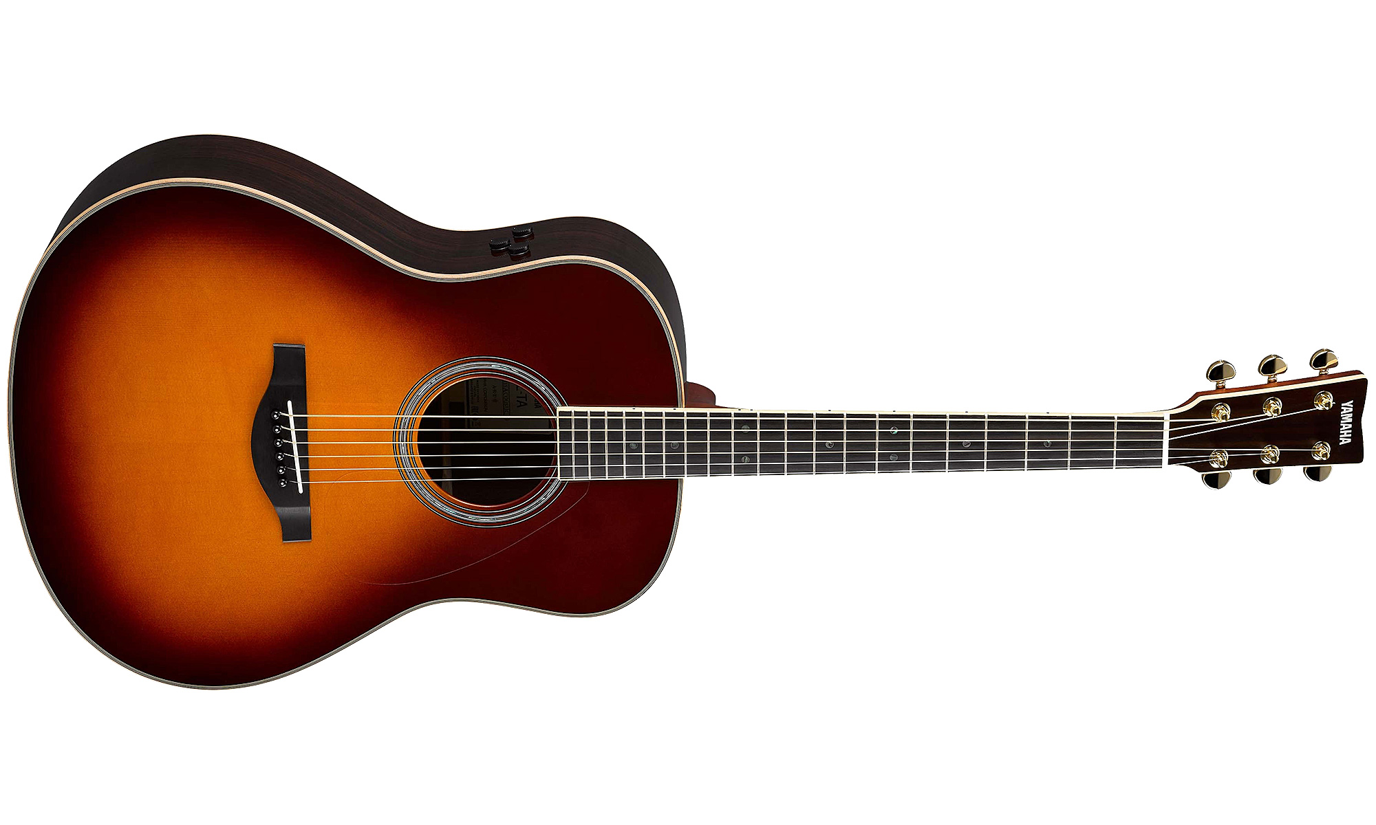 Yamaha Transacoustic Ll-ta Dreadnought Epicea Palissandre Eb 2016 - Brown Sunburst - Westerngitarre & electro - Variation 1