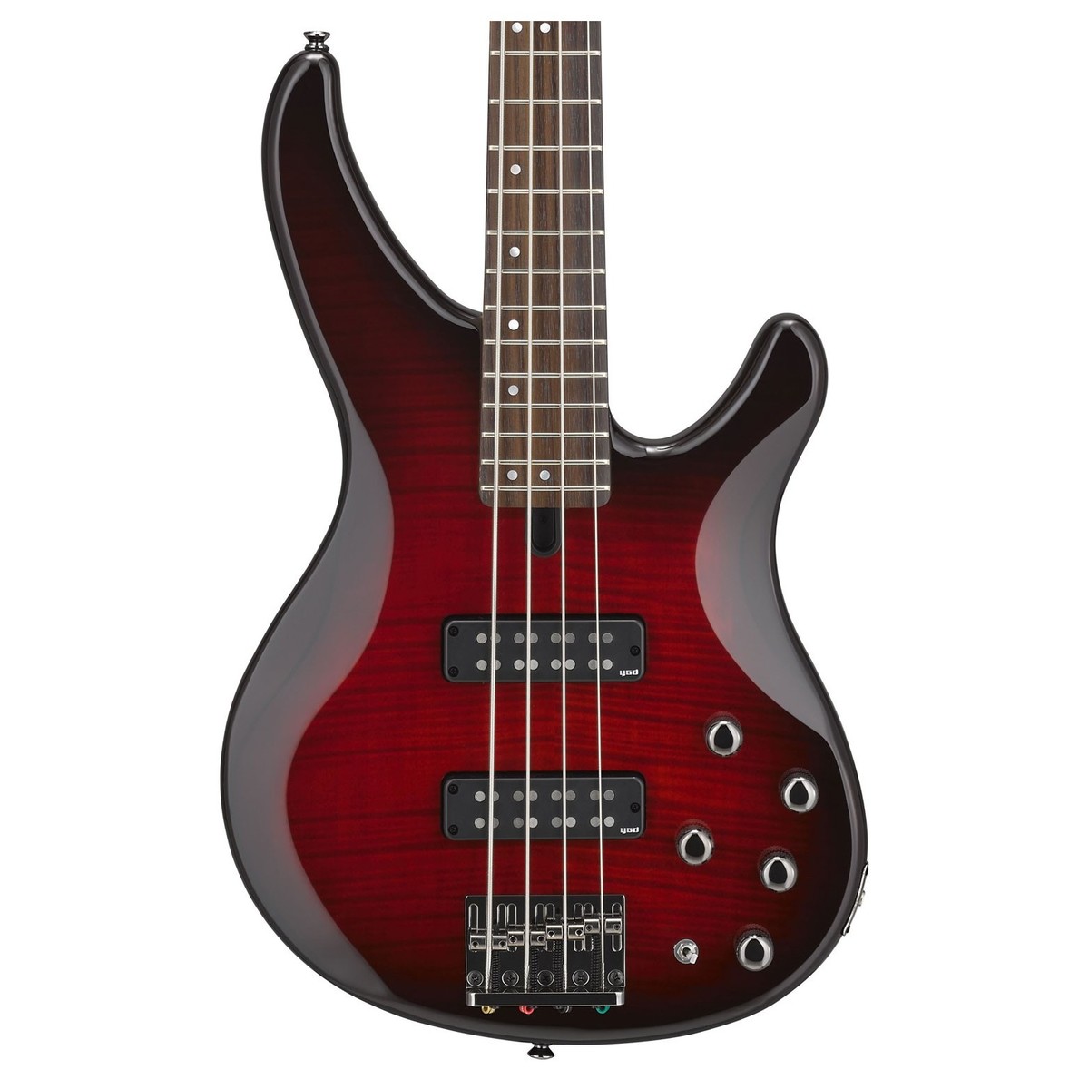 Yamaha Trbx604fm Active Rw - Dark Red Burst - Solidbody E-bass - Variation 2