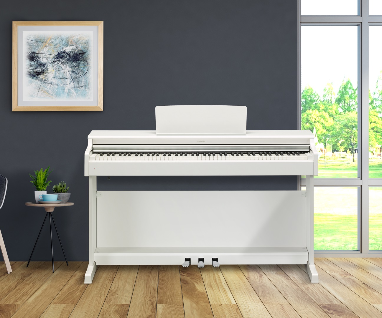 Yamaha Ydp-164 Arius - White - Digitalpiano mit Stand - Variation 2