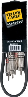 Yellow Cable K04  2 Rca Male Vers 2 Rca Male 6m - Kabel - Main picture