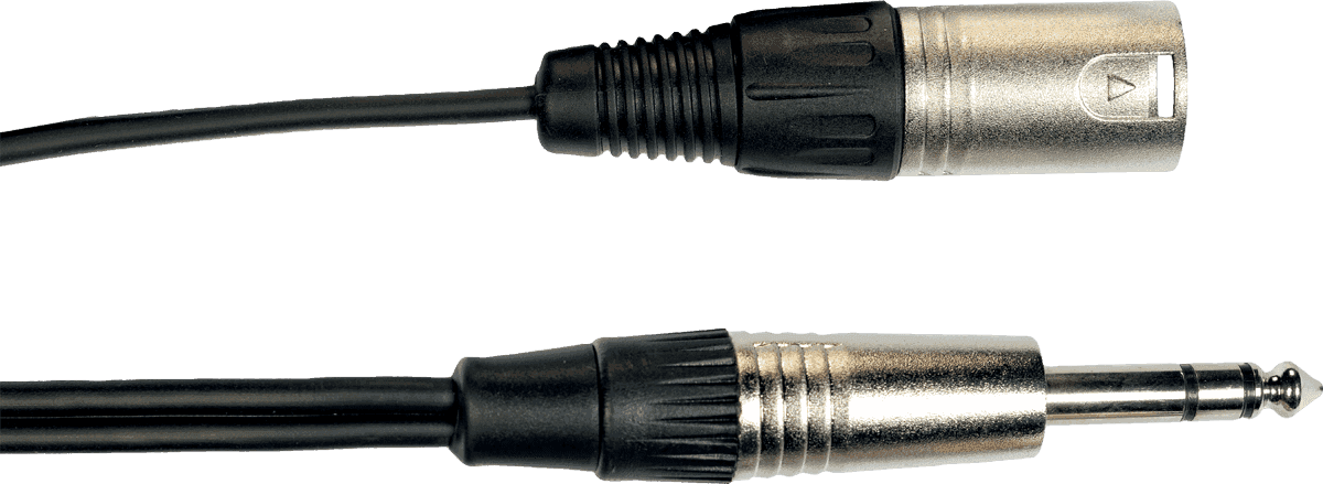 Yellow Cable K14 Jack Male Stereo Vers Xlr Male 1m - Kabel - Main picture