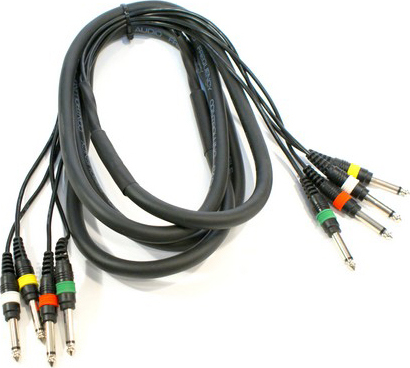 Yellow Cable Mu01 4 Jack Mono Vers 4 Jack Mono 3m - Multicore-Kabel - Main picture