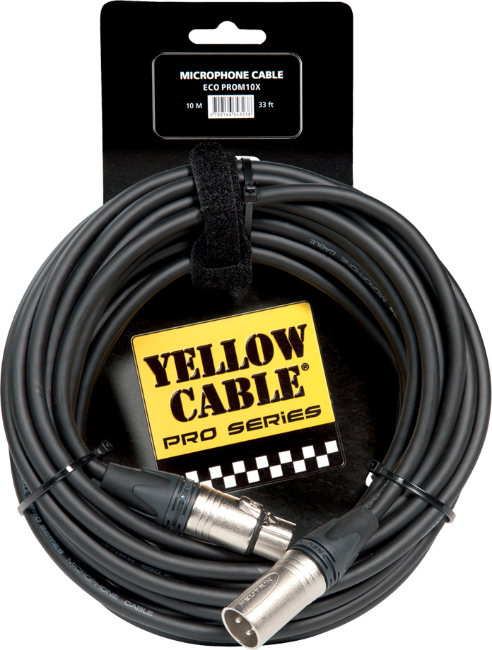 Yellow Cable Xlr M Xlr F 10m - Kabel - Main picture