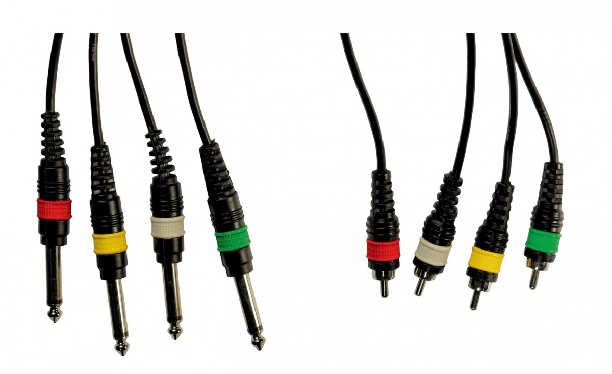 Yellow Cable Mu01 4 Jack Mono Vers 4 Jack Mono 3m - Multicore-Kabel - Variation 1