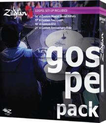 Becken set Zildjian AC0801G A-Custom Pack Gospel