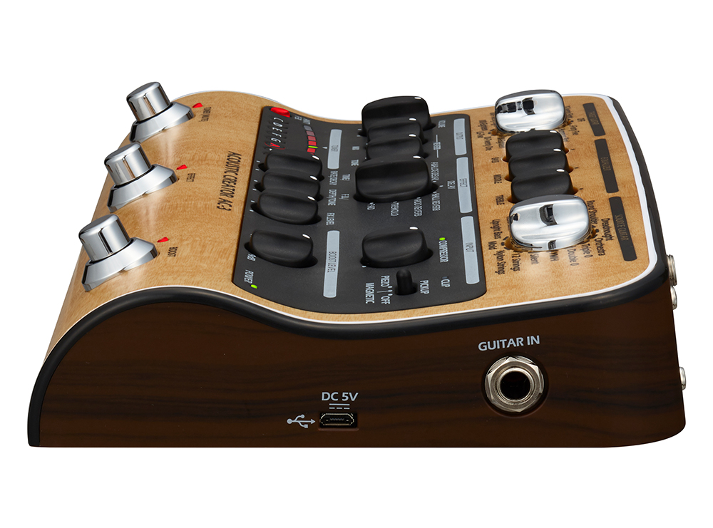 Zoom Ac-3 Acoustic Creator - Modulation/Simulation Effektpedal - Variation 4