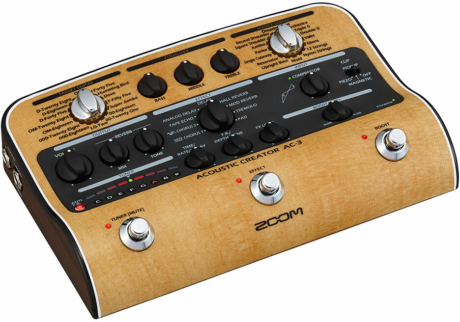 Zoom Ac-3 Acoustic Creator - Modulation/Simulation Effektpedal - Main picture