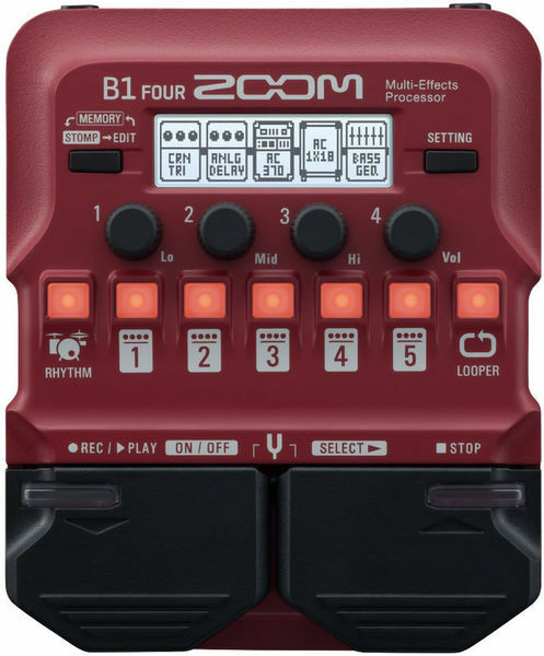 Zoom B1 Four - Bass Multieffektpedal - Main picture