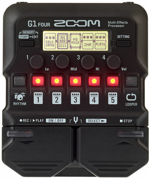 Zoom G1 Four - Gitarrenverstärker-Modellierungssimulation - Main picture
