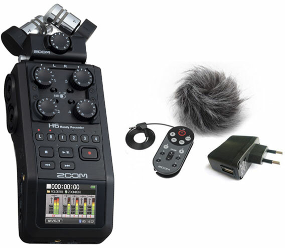 Zoom H6 Black +pack Accessoires - Mobile Recorder - Main picture