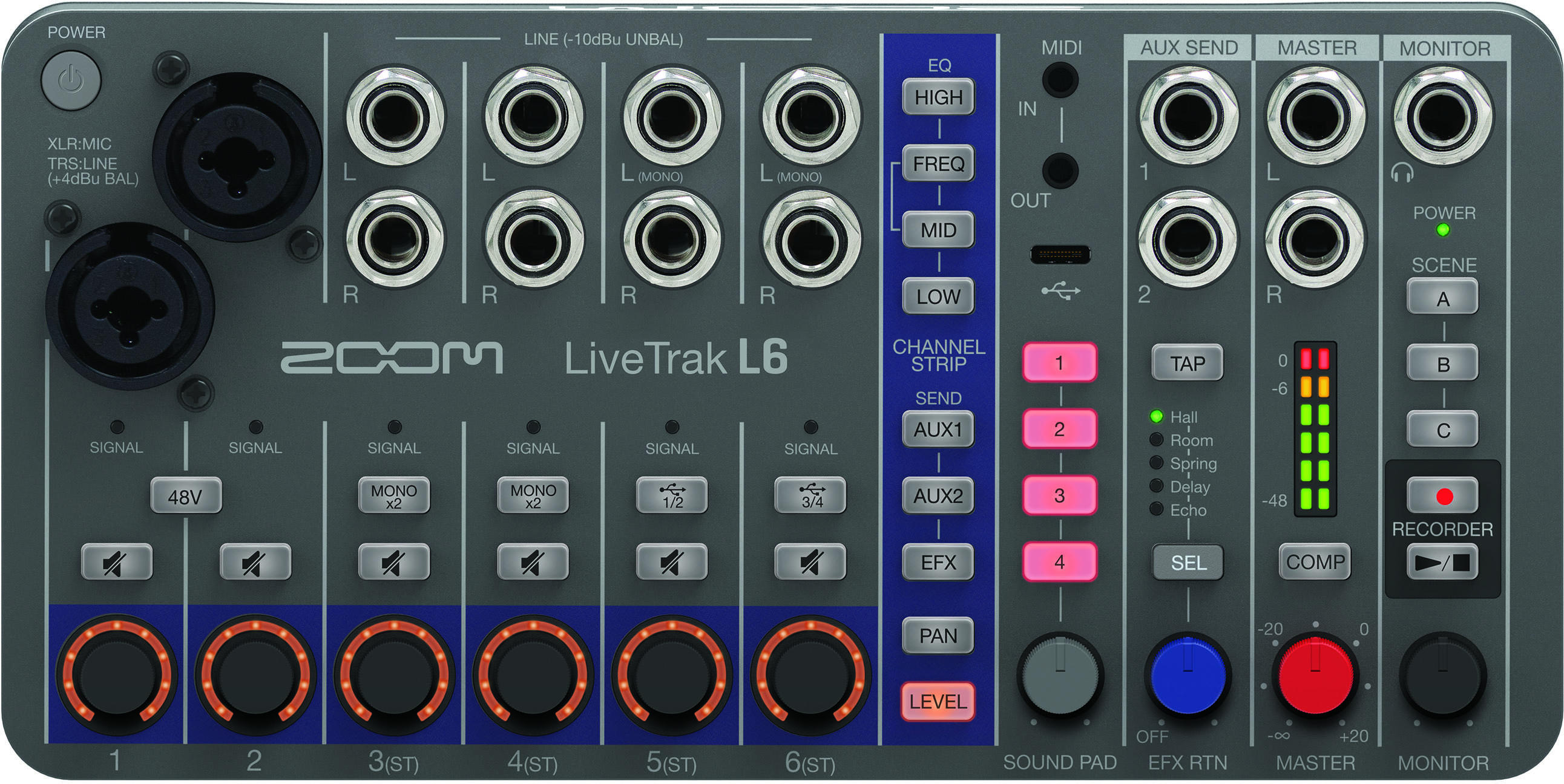 Zoom Livetrak L6 - Analoges Mischpult - Main picture