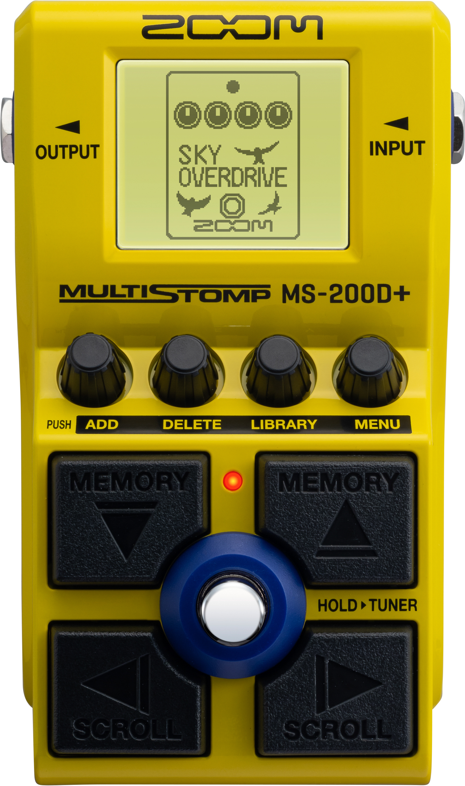 Zoom Ms-200d+ Multistomp - Overdrive/Distortion/Fuzz Effektpedal - Main picture
