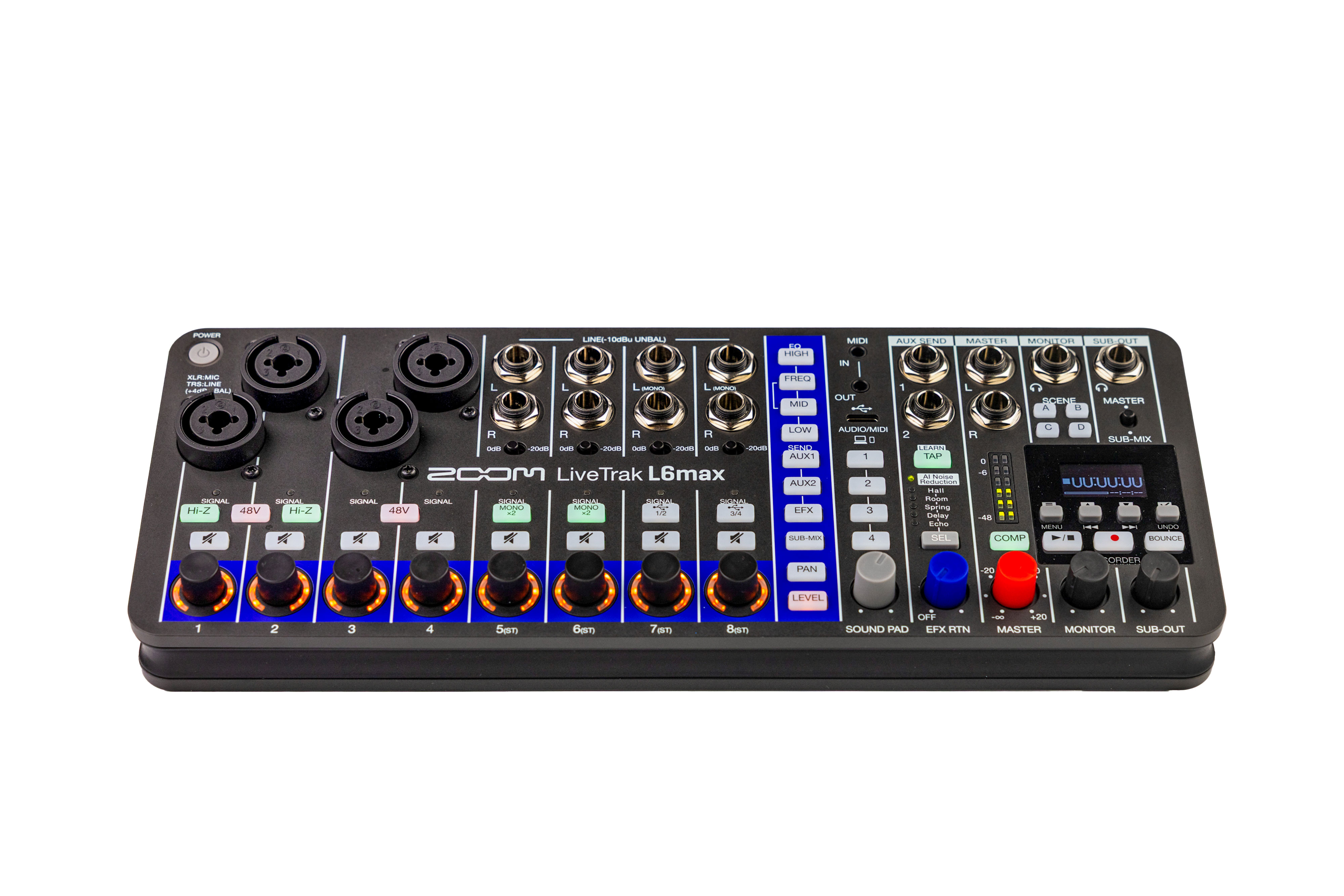 Zoom Livetrak L6max - Analoges Mischpult - Variation 1