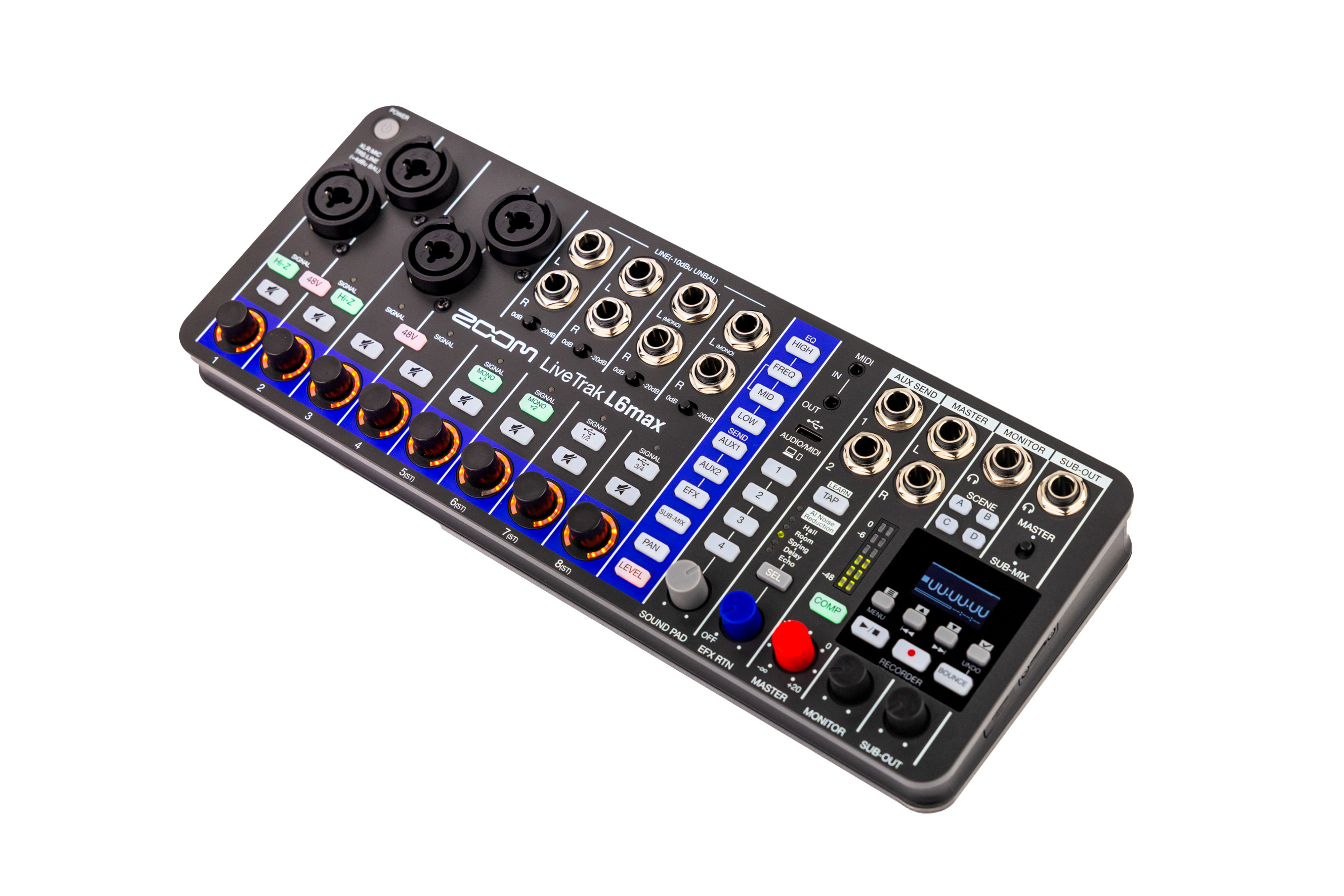 Zoom Livetrak L6max - Analoges Mischpult - Variation 4