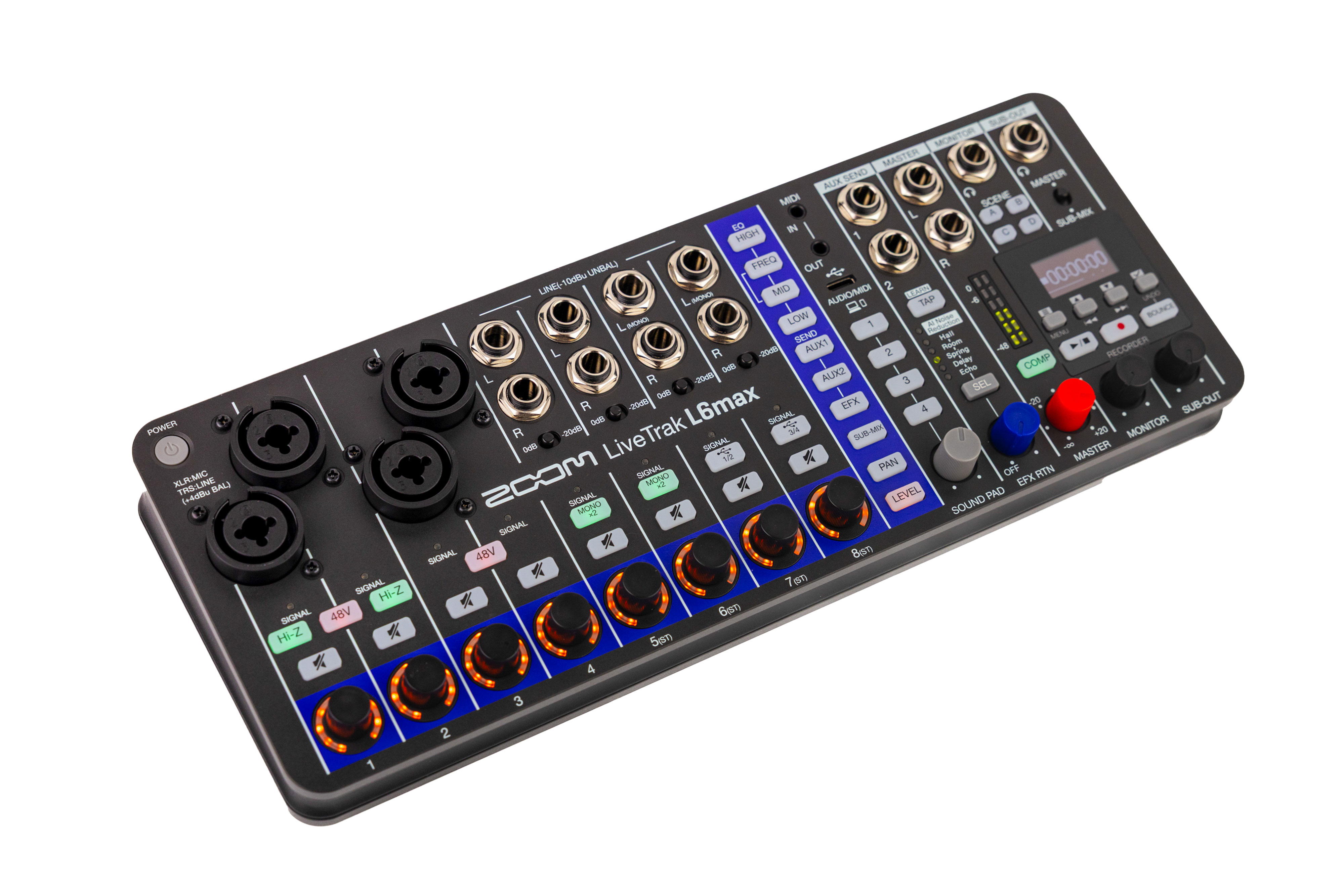 Zoom Livetrak L6max - Analoges Mischpult - Variation 5