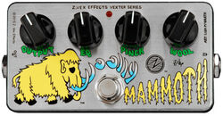 Overdrive/distortion/fuzz effektpedal Zvex Woolly Mammoth Vexter